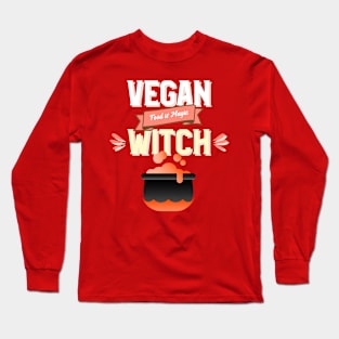 Vegan Witch Witchcraft veganism Long Sleeve T-Shirt